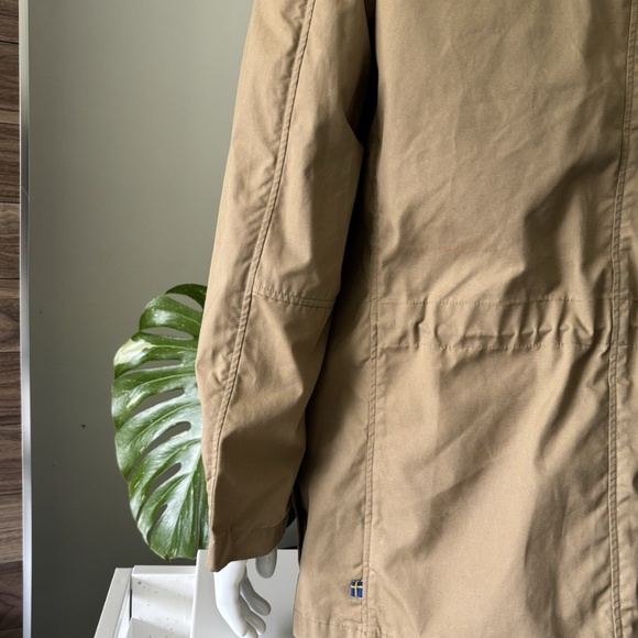 Fjallraven Travel Blazer G-1000 Cotton Utility Field Jacket Pockets Tan Sz XL - Picture 8 of 13
